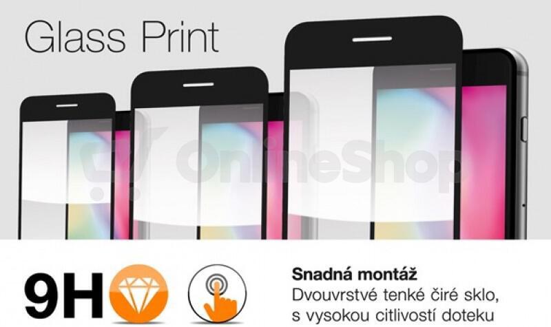 Aligator Ochrana displeje GLASS PRINT iPhone 12 mini černá