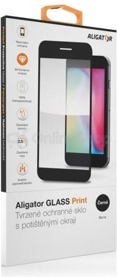 Aligator Ochrana displeje GLASS PRINT iPhone 12 mini černá