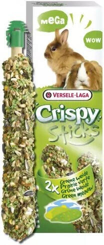 Versele-Laga Crispy Sticks Rabbits-Guinea Pigs Green Meadow2x70g