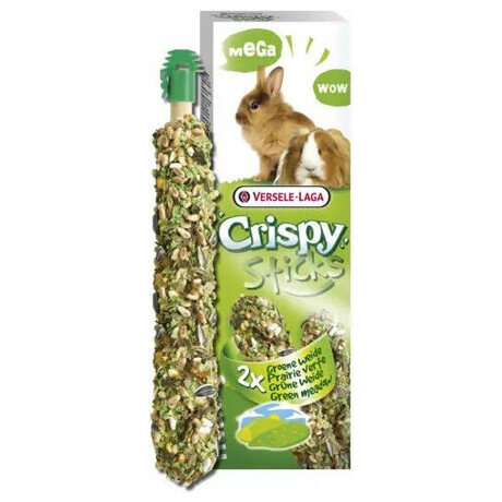 Versele-Laga Crispy Sticks pro krlky/more Green Meadow 2x70g