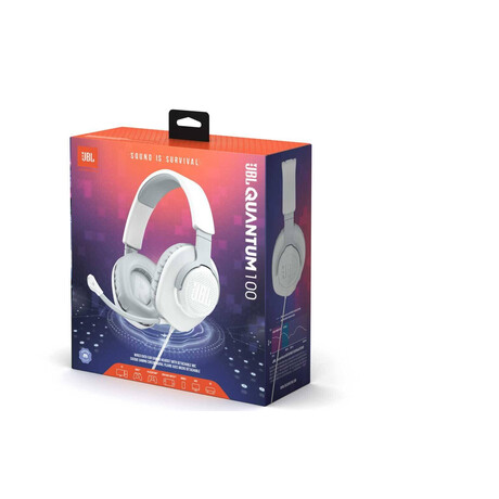 JBL Quantum 100, bílá (foto 6)