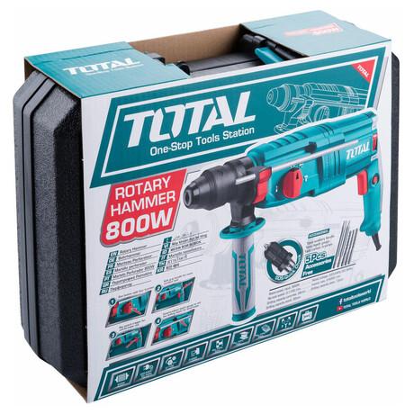 Kladivo vrtací SDS Plus, 2,5J TOTAL TOOLS