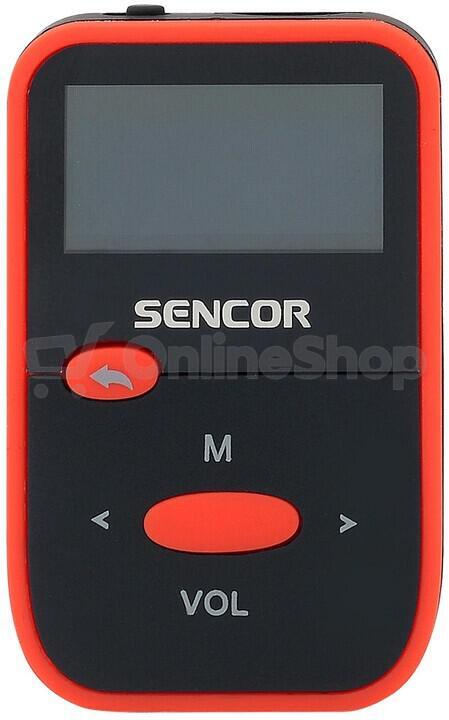 MP3 přehrávač Sencor SFP 4408 RD 8GB, červený