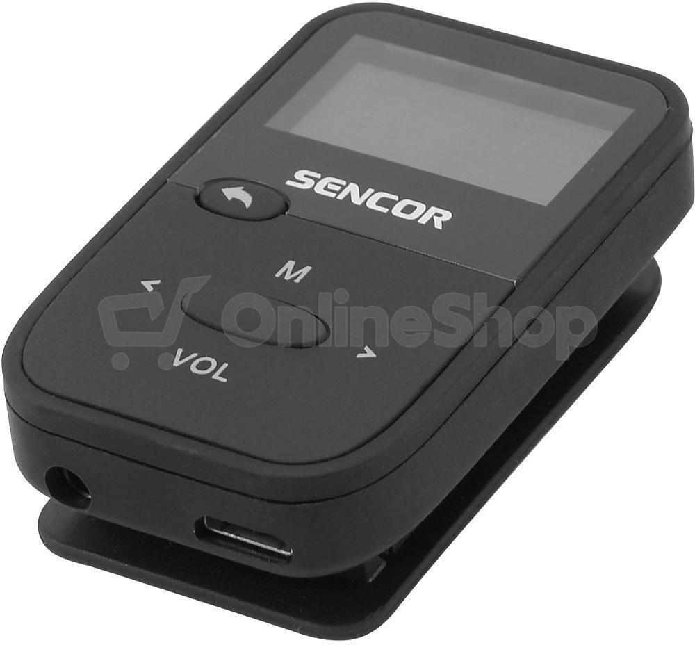 MP3 přehrávač Sencor SFP 4408 BK 8GB, černý