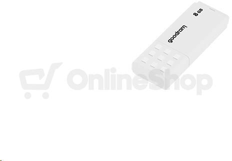 GOODRAM Flash Disk UME2 8GB USB 2.0 bílá (UME2-0080W0R11)