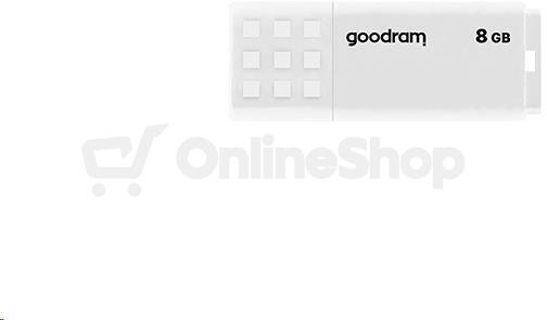 GOODRAM Flash Disk UME2 8GB USB 2.0 bílá (UME2-0080W0R11)