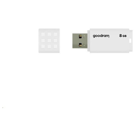 GOODRAM Flash Disk UME2 8GB USB 2.0 bílá (UME2-0080W0R11)