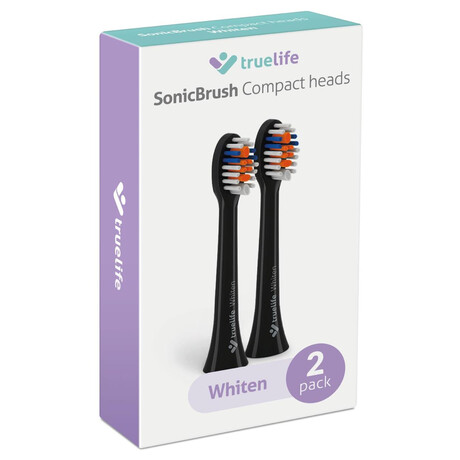 Nhradn hlavice TrueLife SonicBrush Compact heads Whiten, 2 ks, ern