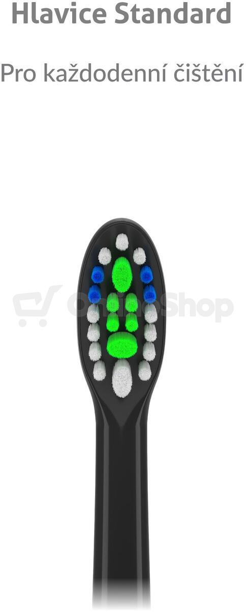 Náhradní hlavice TrueLife SonicBrush Compact heads Standard, 2 ks, černá