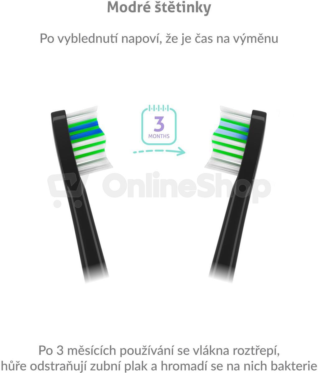 Náhradní hlavice TrueLife SonicBrush Compact heads Standard, 2 ks, černá