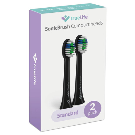 Nhradn hlavice TrueLife SonicBrush Compact heads Standard, 2 ks, ern