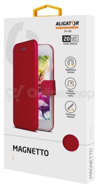 Pouzdro ALIGATOR Magnetto iPhone 12/12 Pro, Red