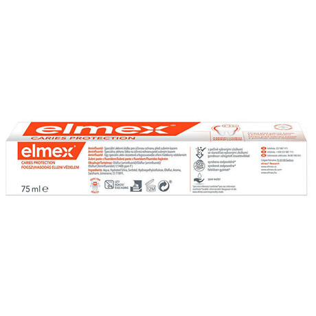 Zubn pasta ELMEX erven s minerly, 75ml