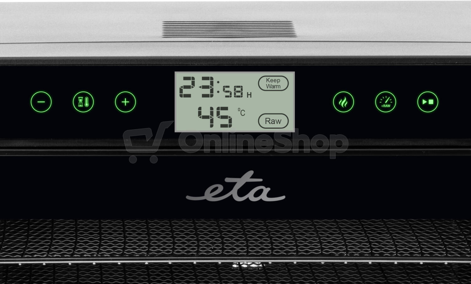 Sušička ovoce ETA Vital Air II 2302 90000, černá