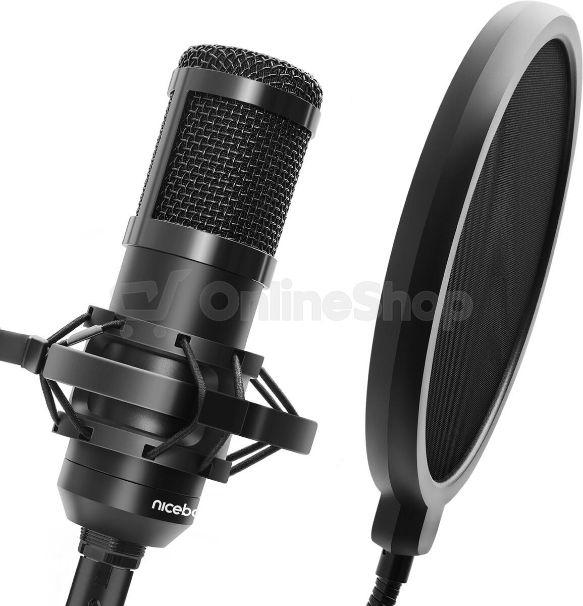 Mikrofon k PC Niceboy VOICE Handle Black
