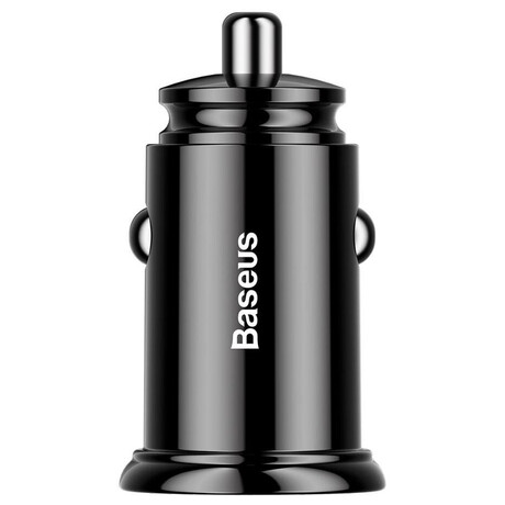 Baseus Circular Car Charger 2xUSB QC3.0 5A 30W (Black)