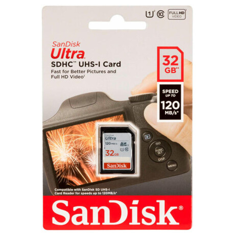 Sandisk sanDisk Ultra SDHC 32GB 120MB/s Class10 UHS-I (SDSDUN4-032G-GN6IN)