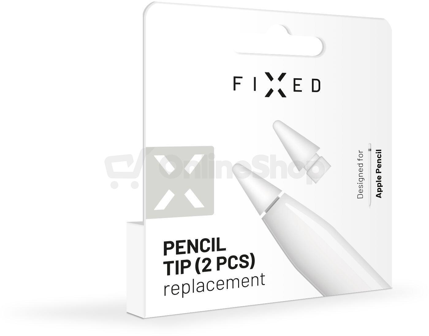 Náhradní hroty FIXED Pencil Tips pro Apple Pencil, 3ks, bílé