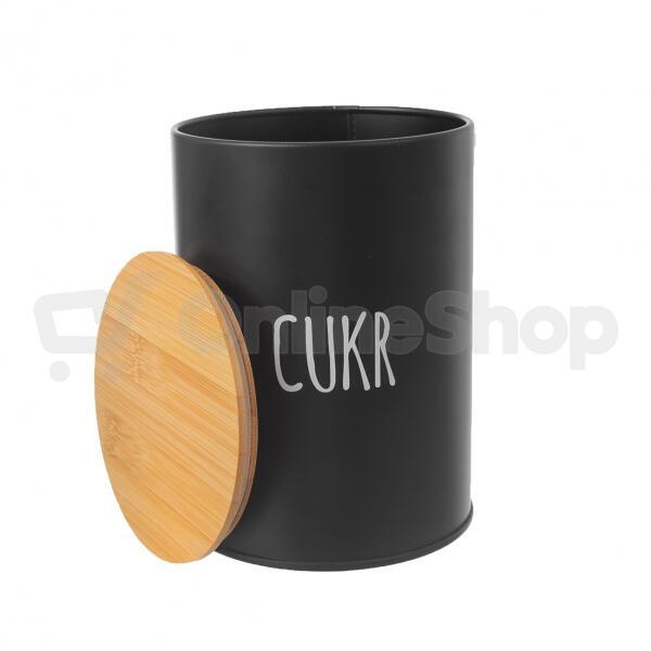 Dóza Orion Cukr BLACK, pr. 11 cm