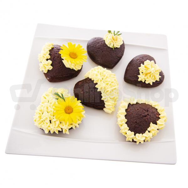 Forma na pečení Orion Srdce 6 muffinů