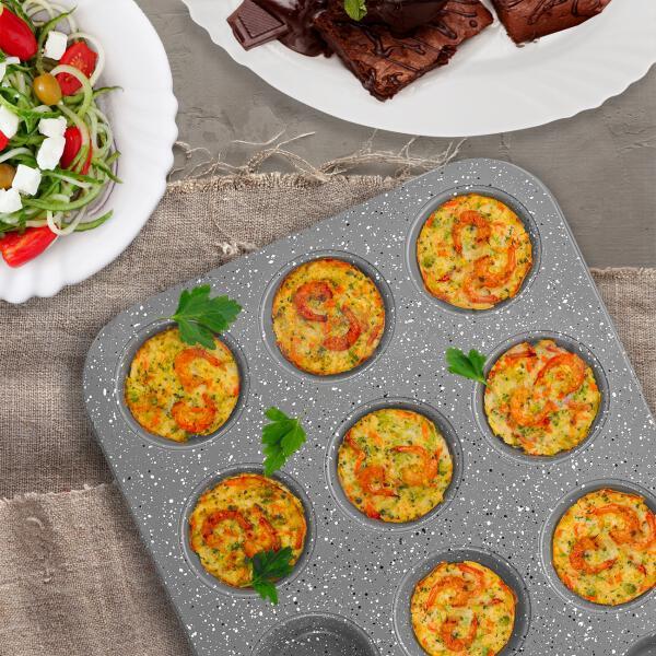 Forma na pečení Orion GRANDE 12 muffinů, 35x26,5cm