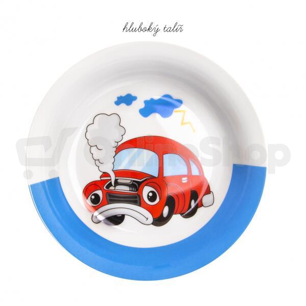 Jídelní dětská sada AUTO 3 díly Orion