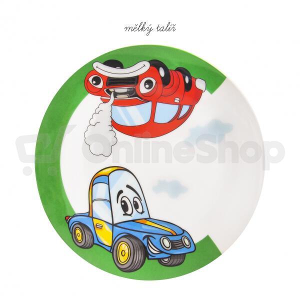 Jídelní dětská sada AUTO 3 díly Orion