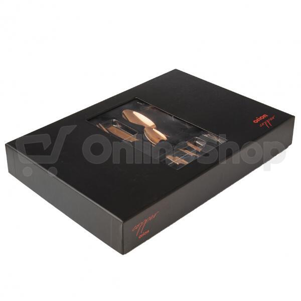 Jídelní příbory Copper 24 dílů Orion