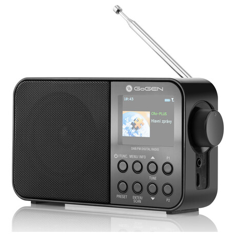 GoGEN DAB 500 BT&nbsp;C, černý (foto 1)