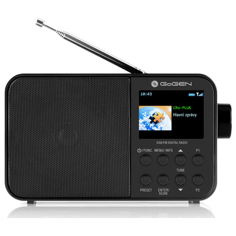 GoGEN DAB 500 BT&nbsp;C, černý (foto 2)