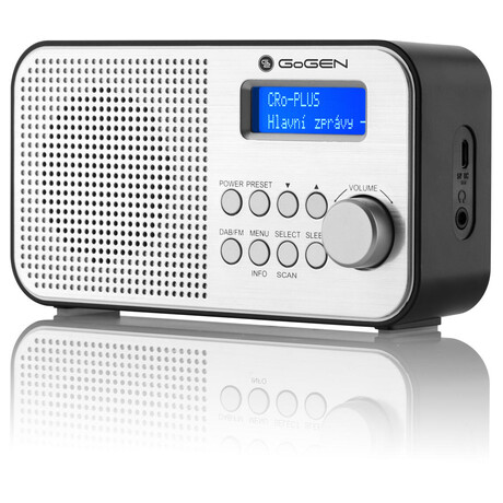 Radiopijma DAB+ GoGEN DAB 300 N, stbrn