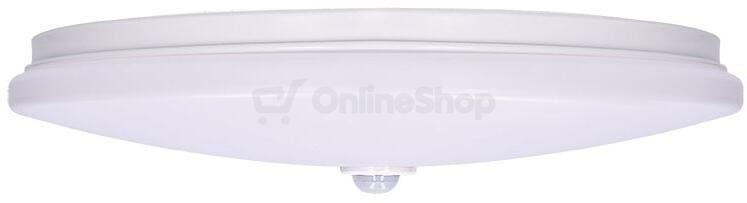 Solight LED stropní světlo PLAIN s PIR sensorem, 18W, 1260lm, 3000K, kulaté, 33cm