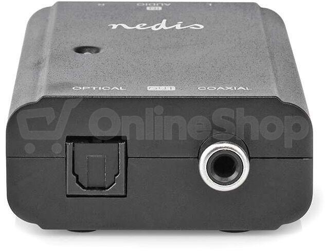 Převodník 2x Cinch/Toslink NEDIS ACON2508BK