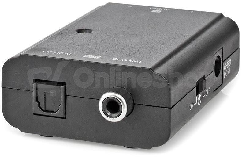 Převodník 2x Cinch/Toslink NEDIS ACON2508BK