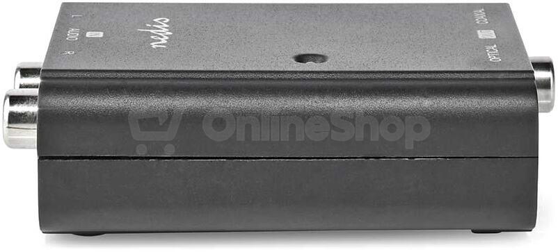 Převodník 2x Cinch/Toslink NEDIS ACON2508BK