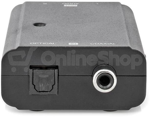 Převodník Toslink/2x Cinch NEDIS ACON2509BK