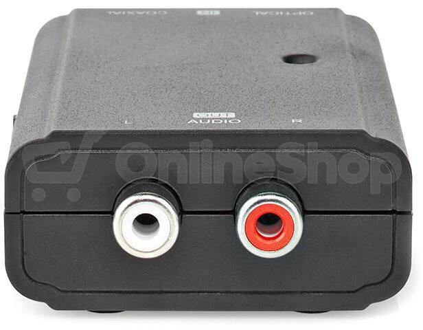 Převodník Toslink/2x Cinch NEDIS ACON2509BK