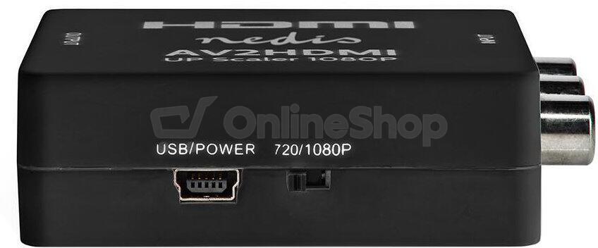 Převodník 3x Cinch/HDMI NEDIS VCON3456AT