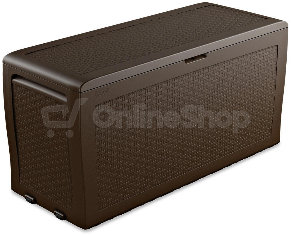 Zahradní box Keter Samoa Rattan Box 270L hnědý