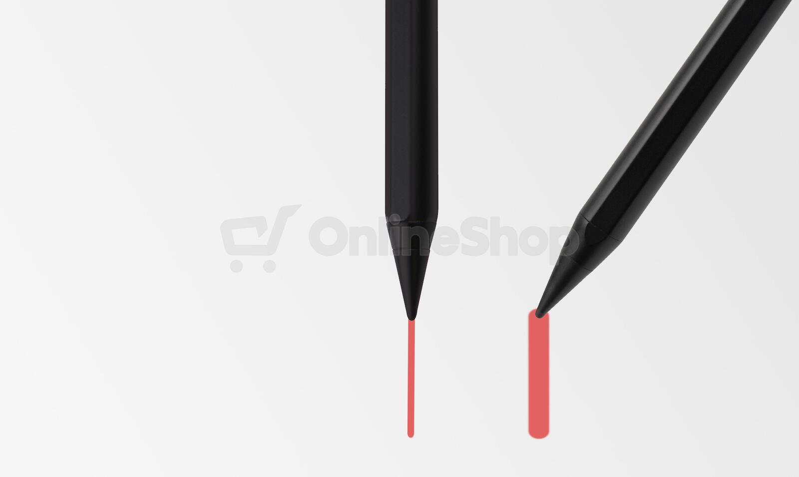 Dotykové pero FIXED Graphite pro iPady s chytrým hrotem a magnety, černé
