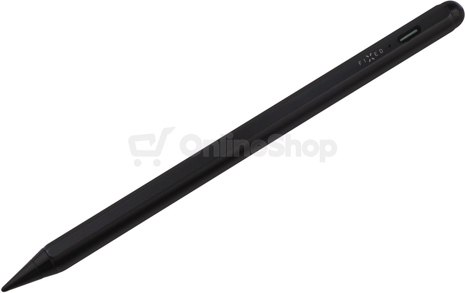 Dotykové pero FIXED Graphite pro iPady s chytrým hrotem a magnety, černé