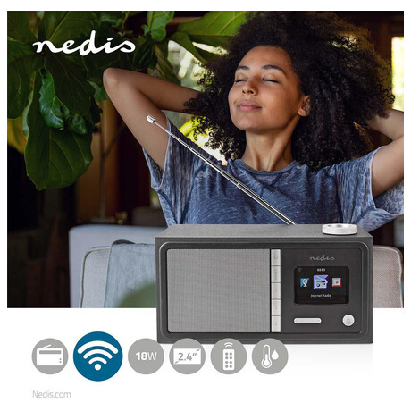 NEDIS RDIN3000BK, černé (foto 9)