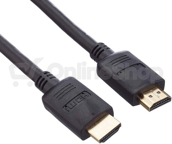 Kabel HDMI 2.0 High Speed + Ethernet, zlacené konektory, 10m