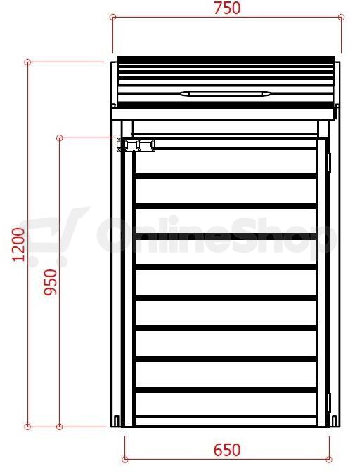 Zahradní úložný box LANITPLAST S751 LG2398