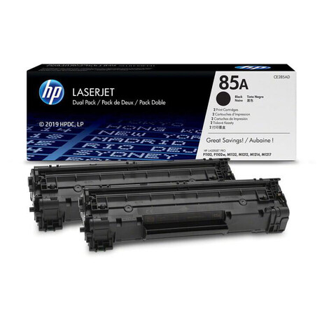 Toner HP 85A, 2x 1 600 stran 2-pack - ern