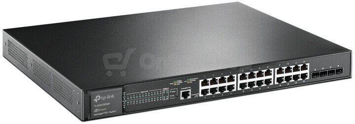 TP-Link OMADA switch SG3428XMP (24xGbE,4xSFP+,24xPoE+,384W, 2x Console)
