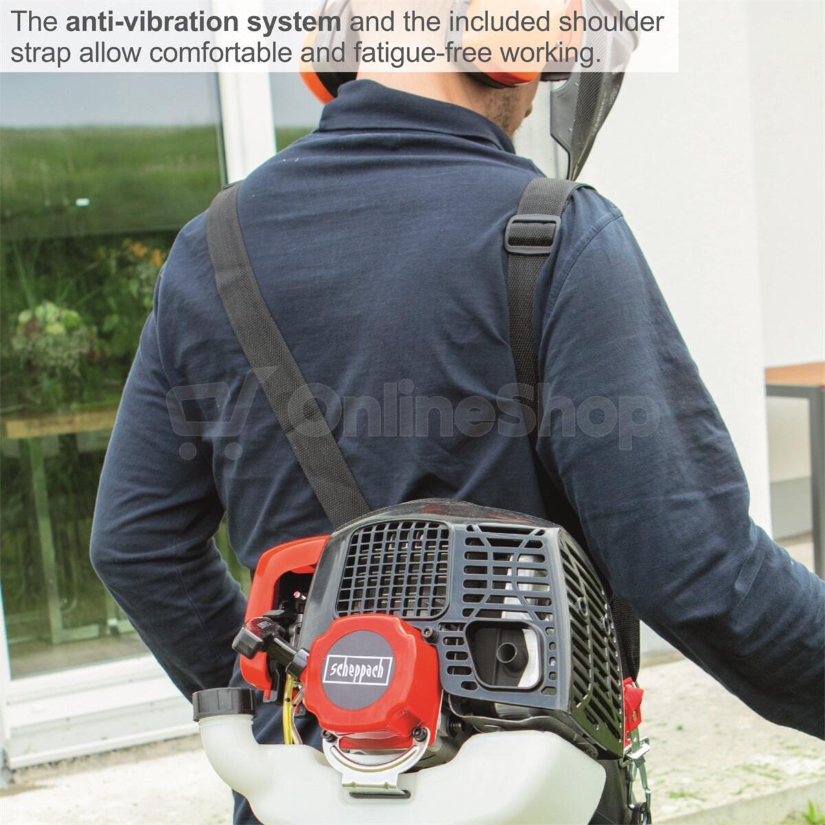 Benzínový křovinořez Scheppach BCH 5200 PB, 52 cm3