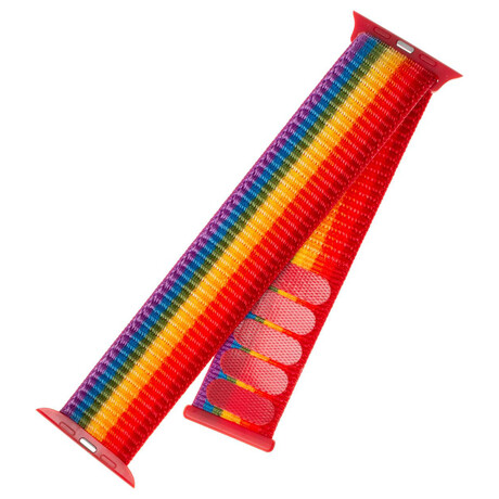 FIXED Nylon Strap pro Apple Watch 38/40/41mm, duhový (foto 2)
