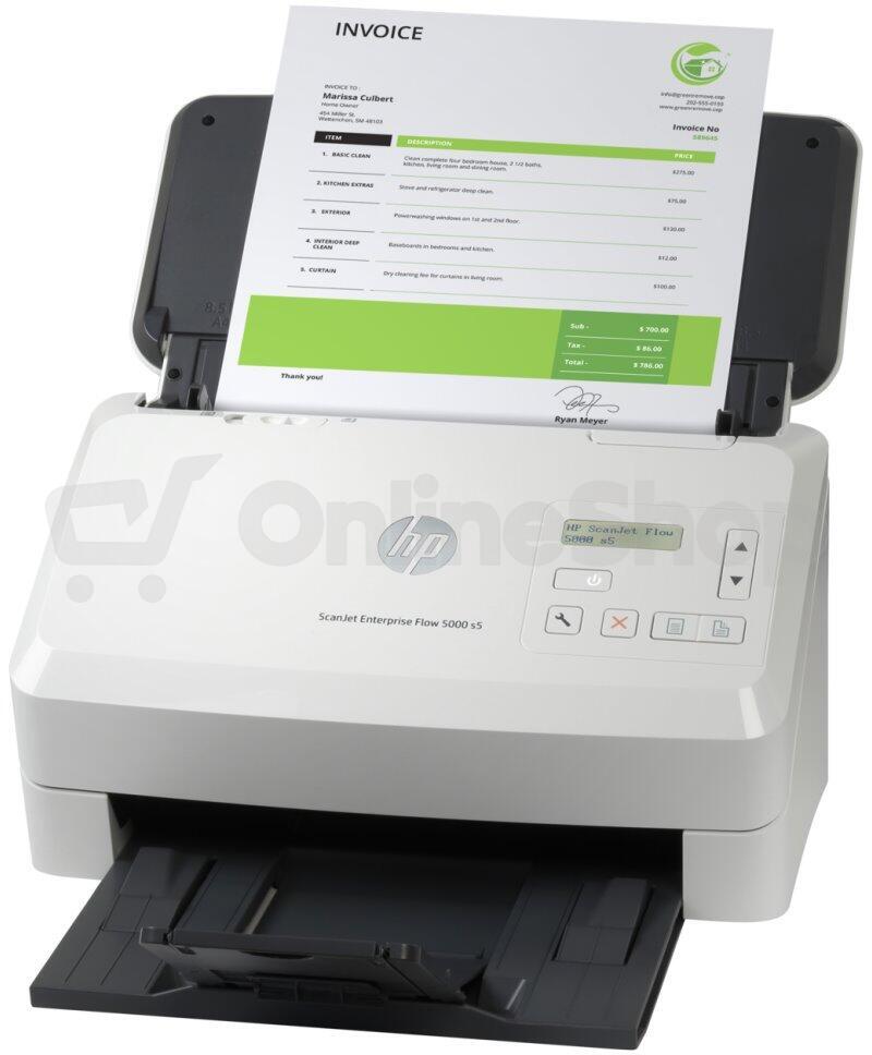 HP ScanJet Enterprise Flow 5000 s5/ A4/ 600x600dpi/ ADF/ USB (6FW09A#B19)
