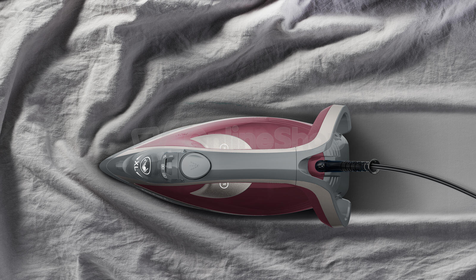 Žehlička Tefal Smart Protect Plus FV6870 vínová
